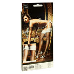 WHITE-LACE-CORSET-TIE-FISHNET-THIGH-HIGH-ONE-SIZE