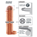 FX - PERFECT 1" EXT W/ BALL STRAP- PEAU