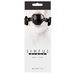 Sinful - Ball Gag - Black Breathable