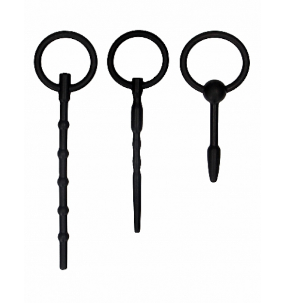 Urethral Sounding Plug Set - Black