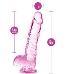 naturally yours 6'' crystalline rose#1