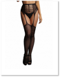 Le Désir High-waist garterbelt stockings blk os #2