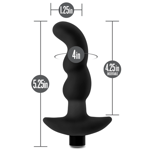 Platinum - Silicone Vibrating Prostate Massager 03 Blk