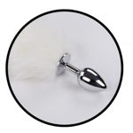 Light Up Foxy Tail Blanc HP3481