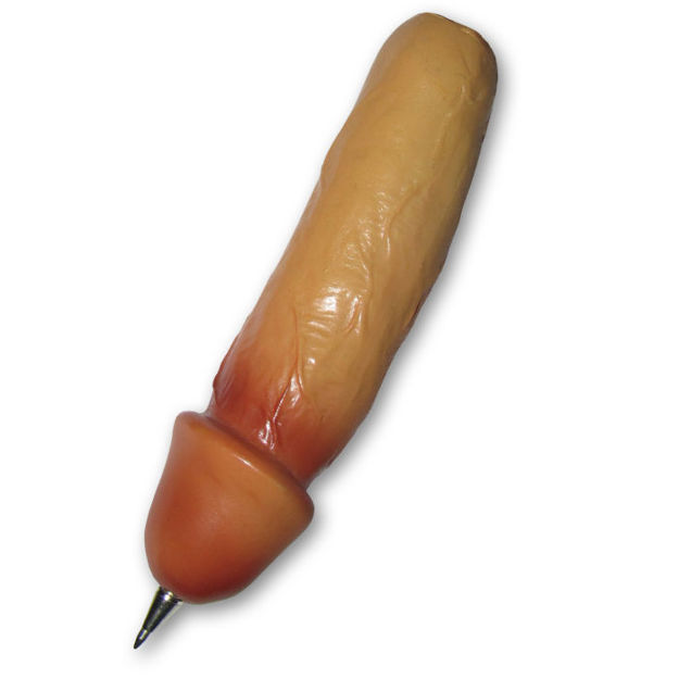 Stylo en forme de pénis.