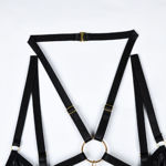 Simply Seductive- 4pcs Wet Look Medium  SS5071-BLK