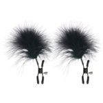 S&M Feathered Nipple Clamps blk SS10082
