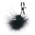 S&M Feathered Nipple Clamps blk SS10082