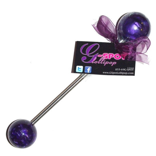 Double Pop S/M Purple - G-spot lollipop