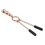 Beaded Nipple Clamps - Rose Gold EV003564