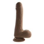 Peek a Boo Vibrating Dildo - Dark EV002789
