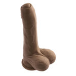 Peek a Boo Vibrating Dildo - Dark EV002789