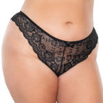 Panty Coquette 23136X OSXL BLK