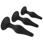 OEJ Level Up II Anal Trainers 3 Piece Silicone Suction Set  CS-A858