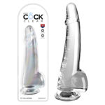 King Cock Clear 10" With Balls