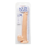 Size Queen 12'' Dildo Ivory SE-0263-50-2